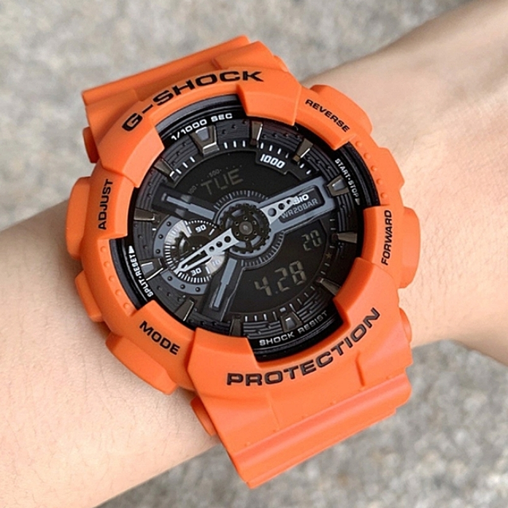 Casio Orange Bengal & Triple Black Premium G-Shock